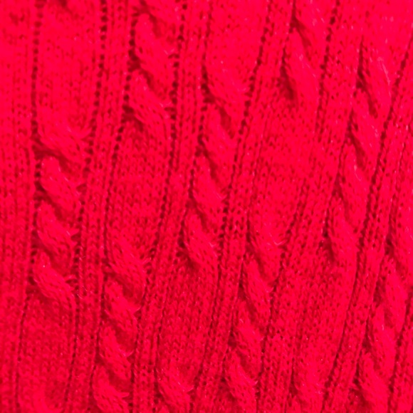 Liz Claiborne Red Petite Sweater Cardigan PXL VGC - Picture 2 of 4